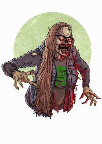 background female zombie